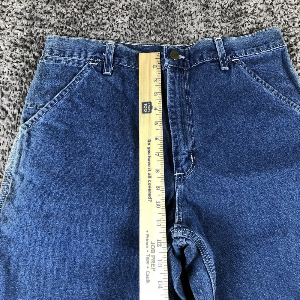 Vintage Carhartt Jeans Mens 33x30 Blue Relaxed Straight Denim Workwear B65DST